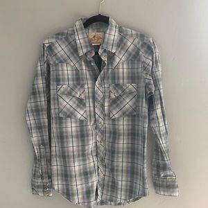 Wrangler Western-inspired Pearl Snap Button-up Shirt